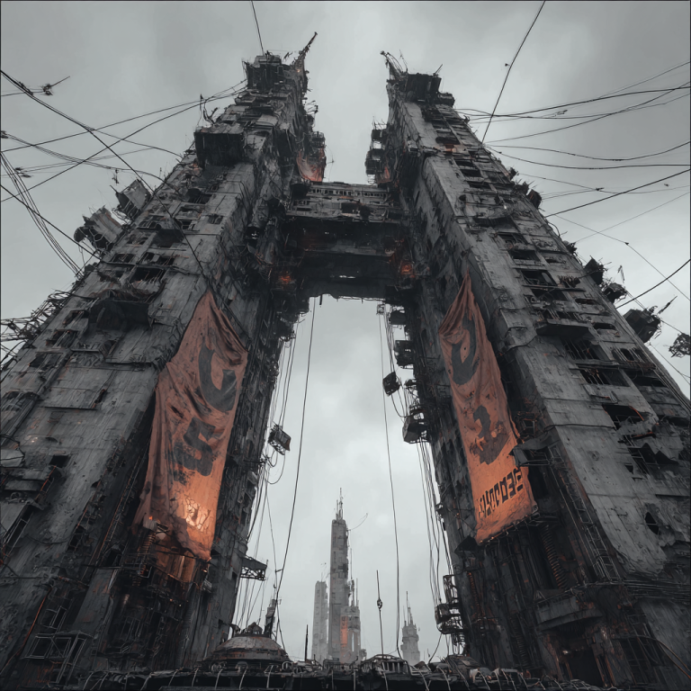 The Black Ash Syndicate stronghold in the Cinder