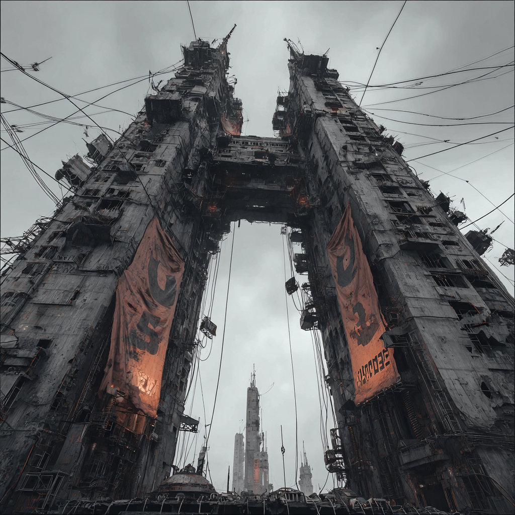The Black Ash Syndicate stronghold in the Cinder